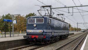 Elektrische locomotief 1315, te huur inclusief machinist voor 250 euro per dag